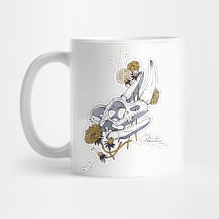 MorbidiTea - Dandelion with Chameleon Skull Mug